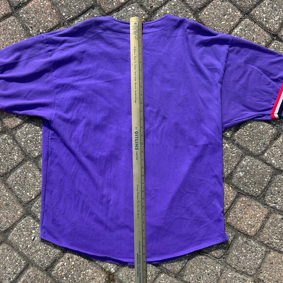 Vintage Toronto Raptors Baseball Style Jersey Ravens Athletics Sz L - Picture 8 of 9